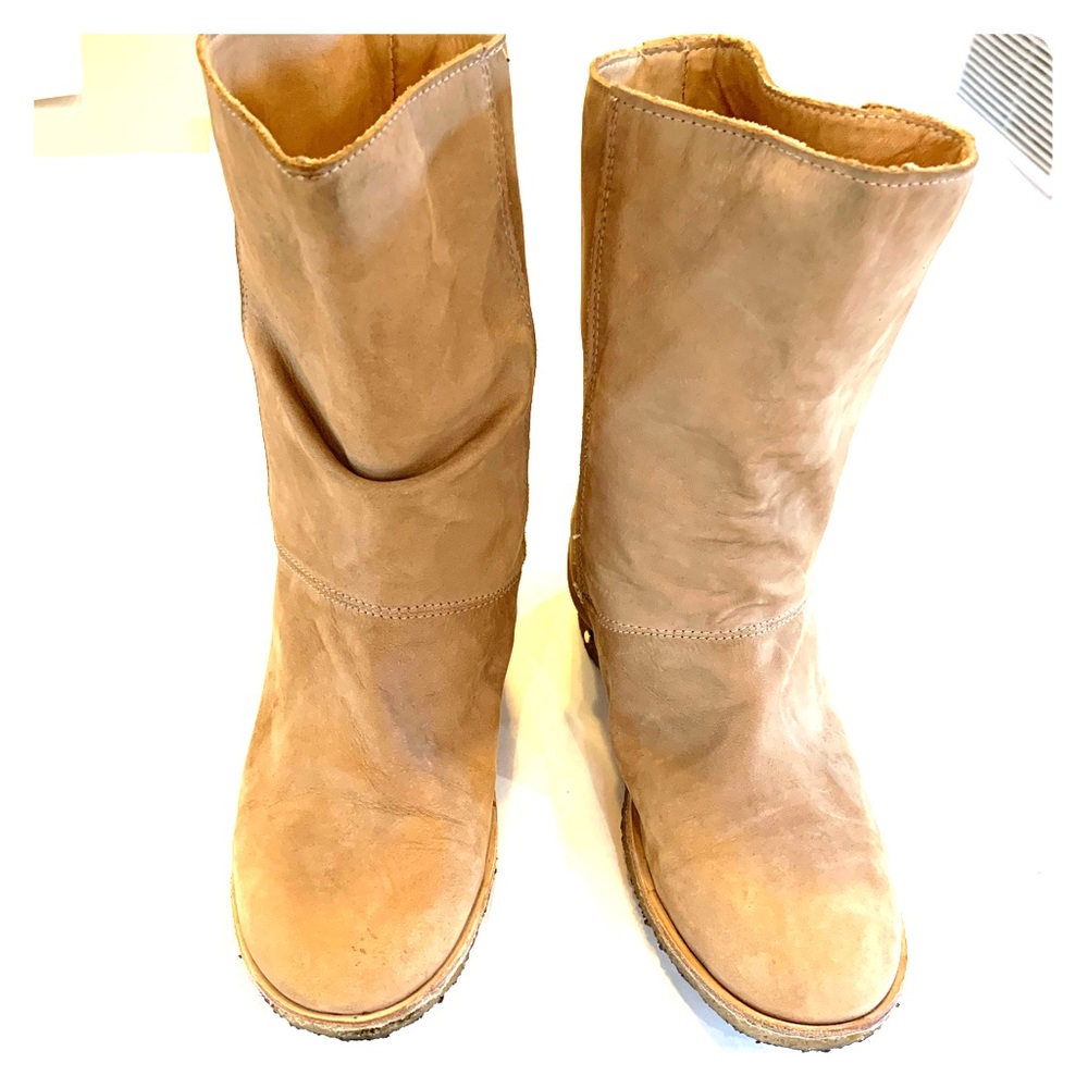 Beek suede slouchy boots size 7